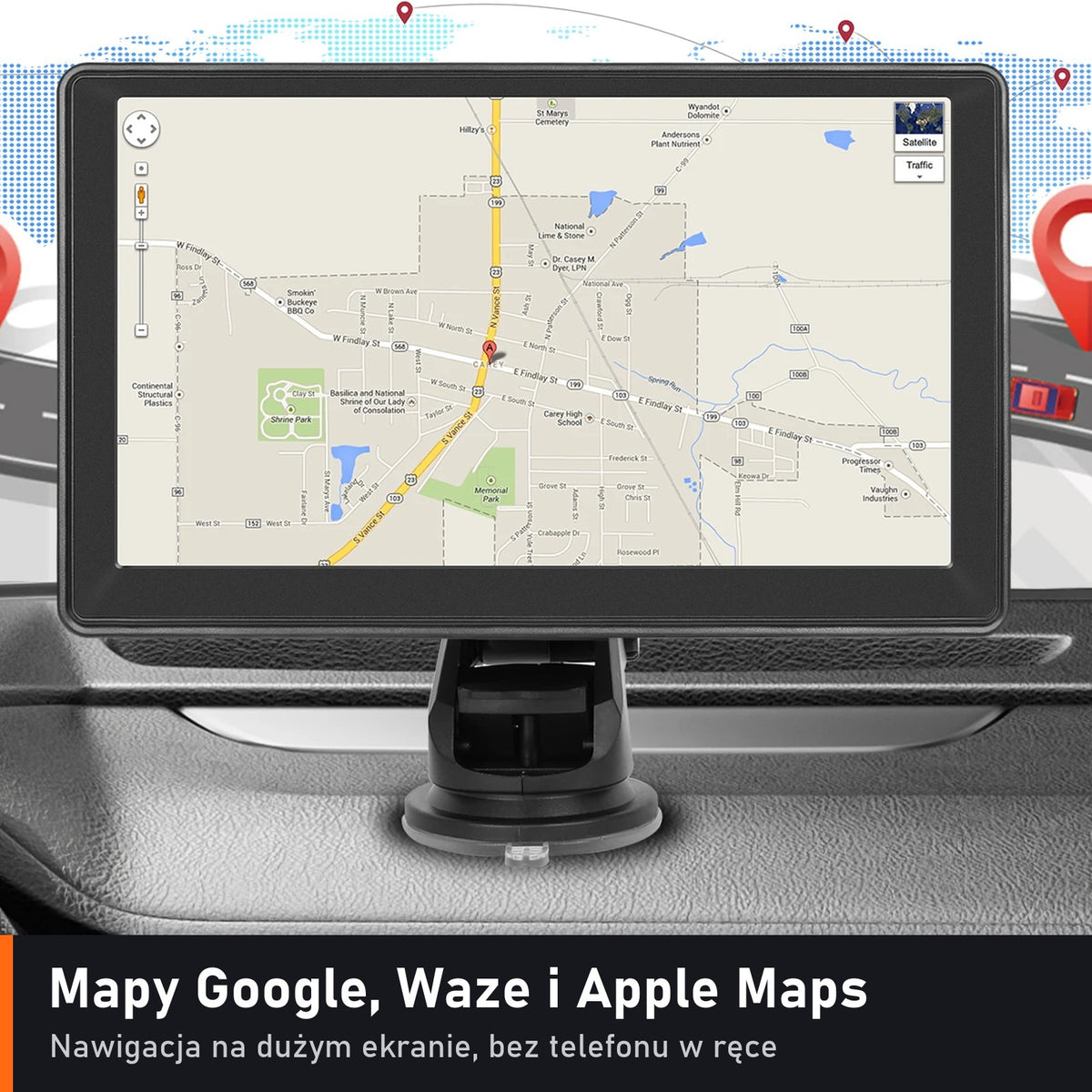 Ekran CarPlay i Android Auto do każdego auta – Kokpito